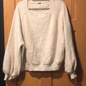 Free People off white sweater